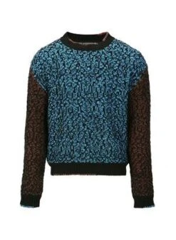 ANDERSSON BELLNet Crewneck Sweater - Multi Black