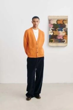 A Kind Of GuiseNoi Knit Cardigan - Lava Melange -Garmentory Fashion Store Noi Knit Cardigan Lava Melange 20231010171740 2