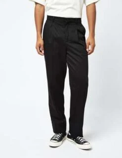 Norse ProjectsChristopher Relaxed Gabardine Pleated Trousers - Black