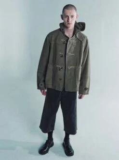 Our LegacyBath Wool Cropped Duffle - Peafowl