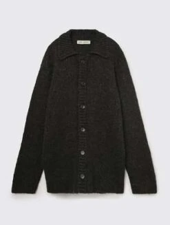 Our LegacyFunky Acrylic Big Cardigan - Shadow Black
