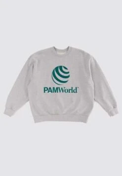 Perks And MiniP.A.M World Crew Neck Sweater - Grey Marle -Garmentory Fashion Store P A M World Crew Neck Sweater Grey Marle 20230822120728
