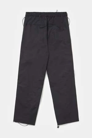 P. AndradeDrawstrings Wide Leg Trousers - Grey/Brown 7 P. AndradeDrawstrings Wide Leg Trousers - Grey/Brown - Image 7