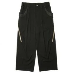 ENVIRONEEnvirone Wide Zipper Pants - Black