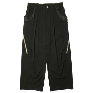 ENVIRONEEnvirone Wide Zipper Pants - Black 1 ENVIRONEEnvirone Wide Zipper Pants - Black