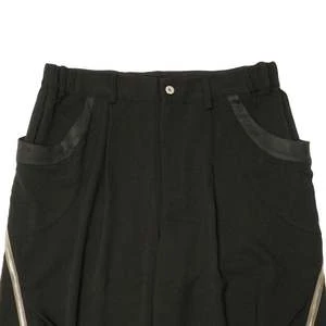 ENVIRONEEnvirone Wide Zipper Pants - Black 4 ENVIRONEEnvirone Wide Zipper Pants - Black - Image 4