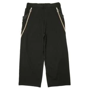 ENVIRONEEnvirone Wide Zipper Pants - Black 2 ENVIRONEEnvirone Wide Zipper Pants - Black - Image 2