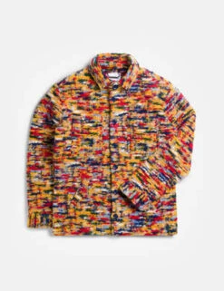 PercivalWool Blanket Overshirt - Mustard Yellow -Garmentory Fashion Store Percival Blanket Overshirt Wool Mustard Yellow 20231003164506 1