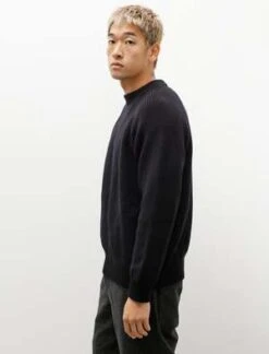 ArpenteurPlano Merino Wool Rib Sweater - Black 6 ArpenteurPlano Merino Wool Rib Sweater - Black -Garmentory Fashion Store Plano Merino Wool Rib Sweater Black 20230915085350 1