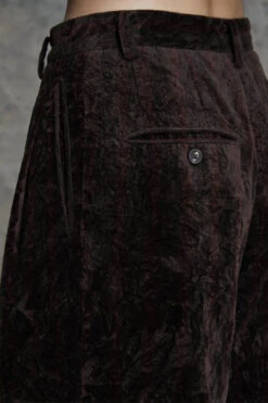 Ziggy ChenSong For The Mute Pleated Drop Crotch Trousers - Burgundy 7 Ziggy ChenSong For The Mute Pleated Drop Crotch Trousers - Burgundy -Garmentory Fashion Store Pleated Drop Crotch Trousers Burgundy 20230913174407 3