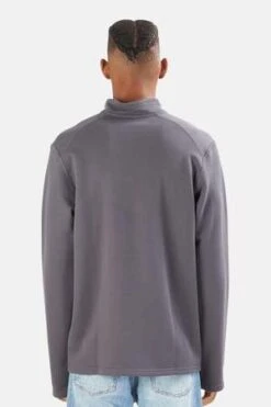 Blue&CreamPop Collar Pullover - Ash -Garmentory Fashion Store Pop Collar Pullover Ash 20220811124759