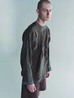 ROAOversize 3D Knit - Brown/Grey -Garmentory Fashion Store ROA Oversize 3D Knit Brown Grey 20231101221405