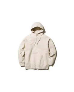 Snow PeakRecycled Cotton Pullover Hoodie - Oatmeal