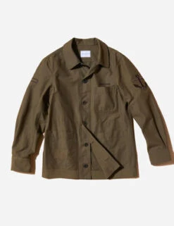 SENTIBONESSentibones Sea Man Canvas Shirts Jacket - Khaki