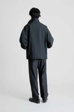 KAPTAIN SUNSHINEShort Mill Coat - Charcoal 15 KAPTAIN SUNSHINEShort Mill Coat - Charcoal -Garmentory Fashion Store Short Mill Coat Charcoal 20231018021454 2