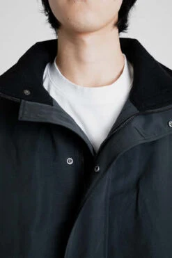 KAPTAIN SUNSHINEShort Mill Coat - Charcoal 16 KAPTAIN SUNSHINEShort Mill Coat - Charcoal -Garmentory Fashion Store Short Mill Coat Charcoal 20231018021454 3