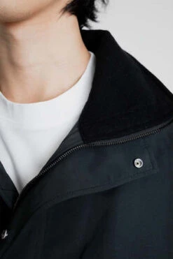 KAPTAIN SUNSHINEShort Mill Coat - Charcoal 17 KAPTAIN SUNSHINEShort Mill Coat - Charcoal -Garmentory Fashion Store Short Mill Coat Charcoal 20231018021454 4