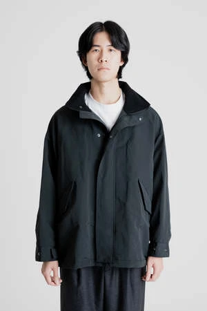 KAPTAIN SUNSHINEShort Mill Coat - Charcoal 1 KAPTAIN SUNSHINEShort Mill Coat - Charcoal