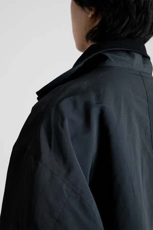 KAPTAIN SUNSHINEShort Mill Coat - Charcoal 8 KAPTAIN SUNSHINEShort Mill Coat - Charcoal - Image 8