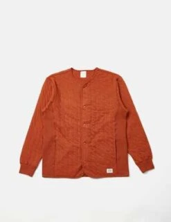Snow PeakNatural Warm Stretch Cardigan - Orange
