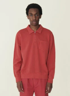 YMCSugden Loopback Cotton Sweatshirt - Red