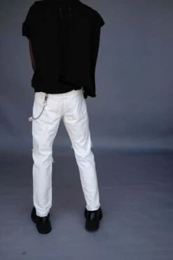 TAKAHIROMIYASHITA The Soloist.Skinny Blown-out Grunge Jean - White -Garmentory Fashion Store TAKAHIROMIYASHITA The Soloist Skinny Blown out Grunge Jean White 20221008031633