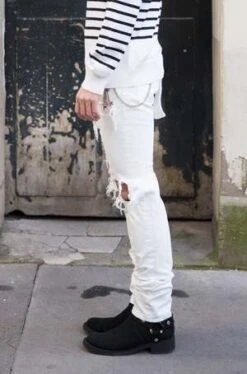 TAKAHIROMIYASHITA The Soloist.Skinny Blown-out Grunge Jean - White -Garmentory Fashion Store TAKAHIROMIYASHITA The Soloist Skinny Blown out Grunge Jean White 20221008031637