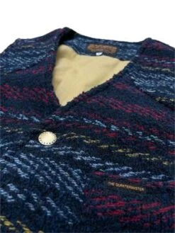 The QuartermasterStriped Wool Vest - Blue -Garmentory Fashion Store THE QUARTERMASTER Striped Wool Vest Blue 20221104014022