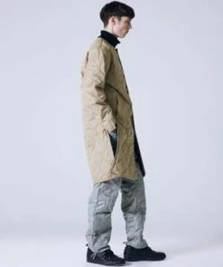 TAIONTaion Long Military Crew Neck Quilted Coat - Coyote -Garmentory Fashion Store Taion Long Military Crew Neck Quilted Coat Coyote 20231011231228 2