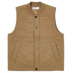 Universal WorksCarlton Recycled Nylon Gilet - Sand