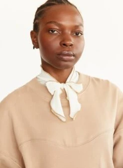 Eliza FaulknerWave Crew Neck - Dune -Garmentory Fashion Store Wave Crew Neck in Dune 20210923194451 2