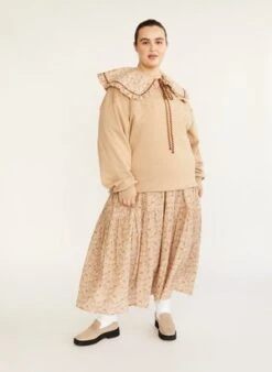 Eliza FaulknerWave Crew Neck - Dune -Garmentory Fashion Store Wave Crew Neck in Dune 20210923194452 1