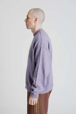 S.k. Manor HillWharf Sweater - Lavender -Garmentory Fashion Store Wharf Sweater Lavender 20231031105233