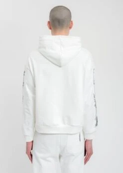 ESTH.Dogz Short Hoodie - White -Garmentory Fashion Store White Dogz Short Hoodie 20211202140238 1