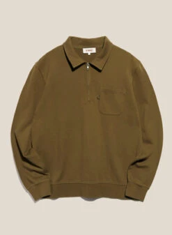 YMCEarth Sugden Organic Cotton Sweatshirt - Olive