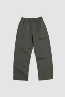 Margaret HowellZip Pocket Jogger Dry Cotton Gabardine - Worn Green
